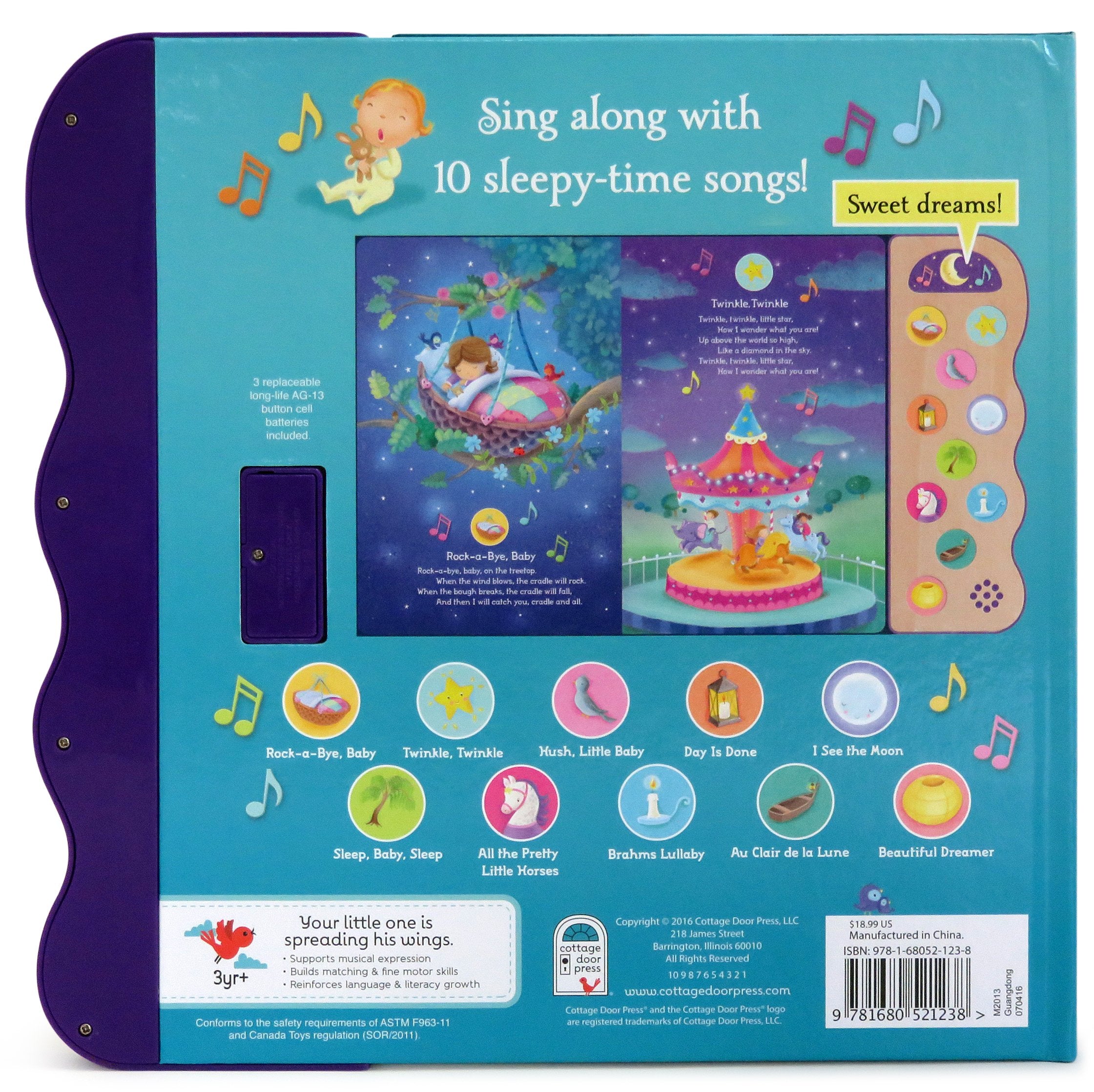 Bedtime Songs: 11Button Interactive Children'S Sound Book (Early Bird Song)