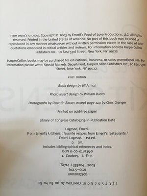 From Emeril'S Kitchens: Favorite Recipes From Emeril'S Restaurants