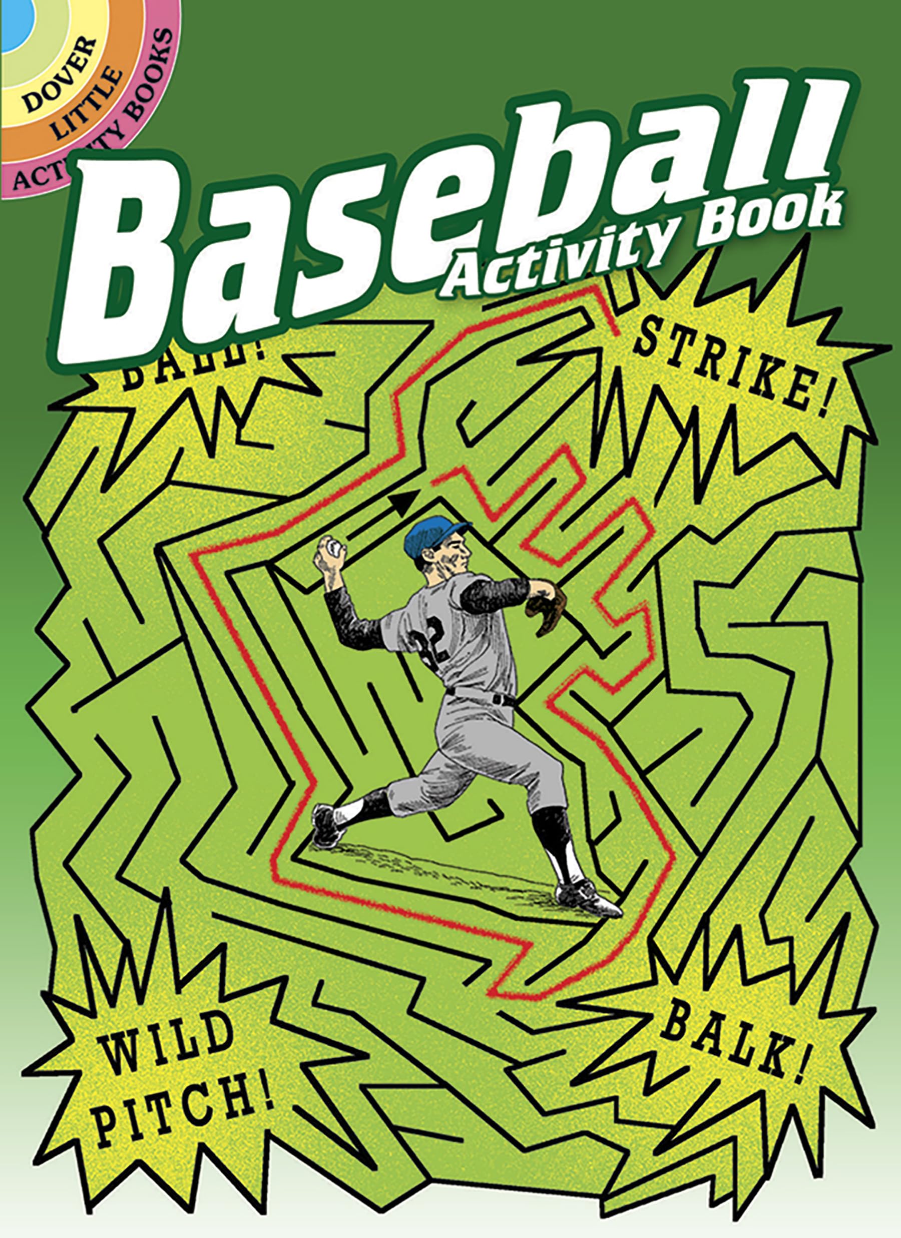 Baseball Activity Book (Dover Little Activity Books: Puzzles),Used