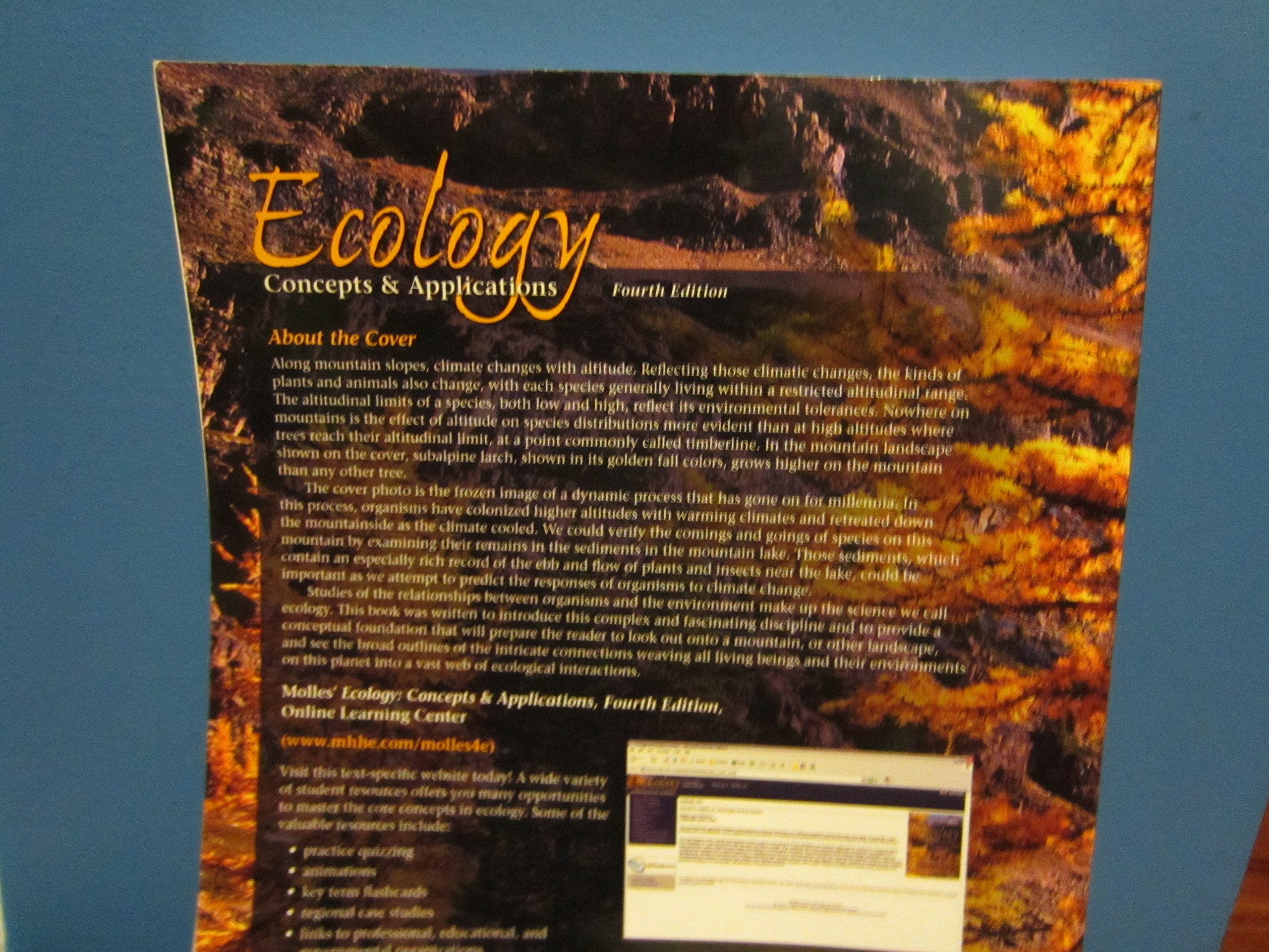 Ecology: Concepts And Applications, 4Th Edition,Used
