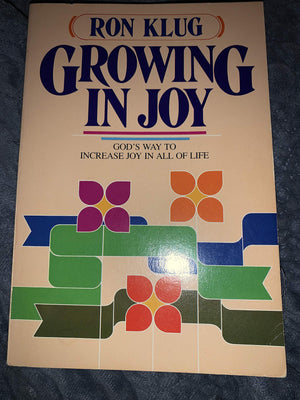 Growing in joy: God's way to increase joy in all of life,Used