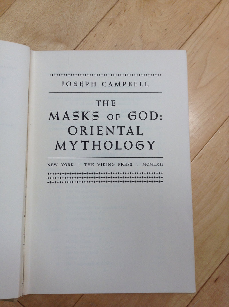 The Masks of God: Oriental Mythology,Used