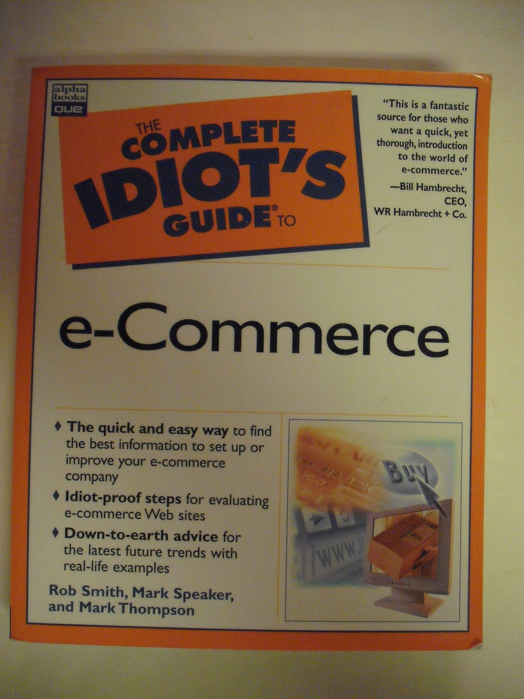Complete Idiot's Guide to eCommerce (Complete Idiot's Guide),Used