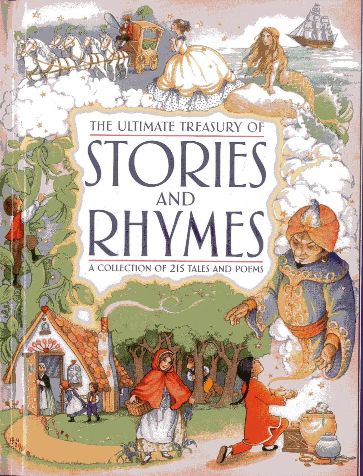 The Ultimate Treasury of Stories and Rhymes: A collection of 215 tales and poems,Used