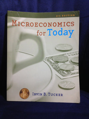 Microeconomics for Today (Available Titles Aplia),Used