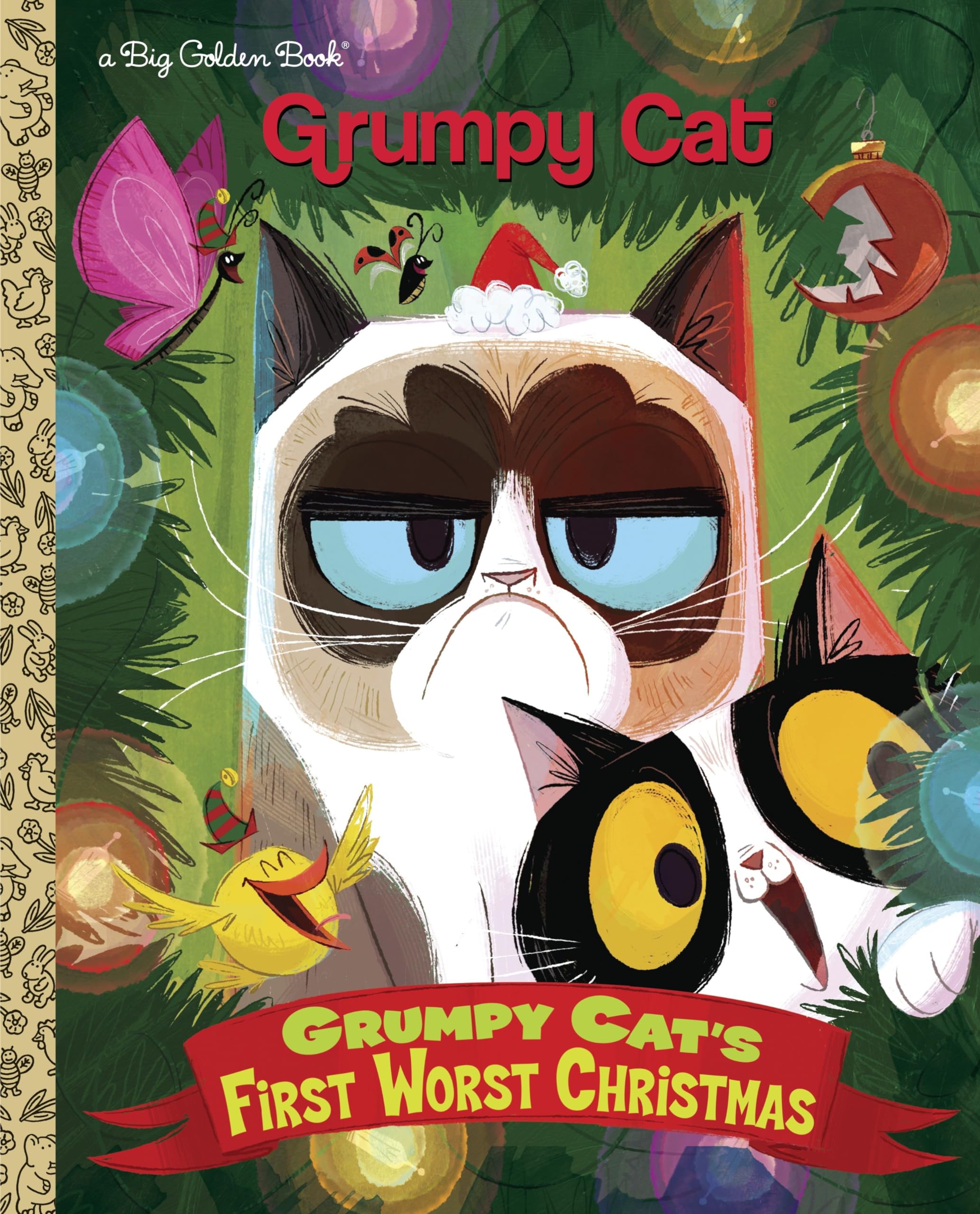 Grumpy Cat's First Worst Christmas (Grumpy Cat) (Big Golden Book),Used