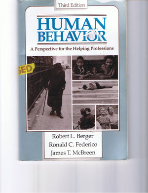 Human Behavior: A Perspective for the Helping Professions,Used