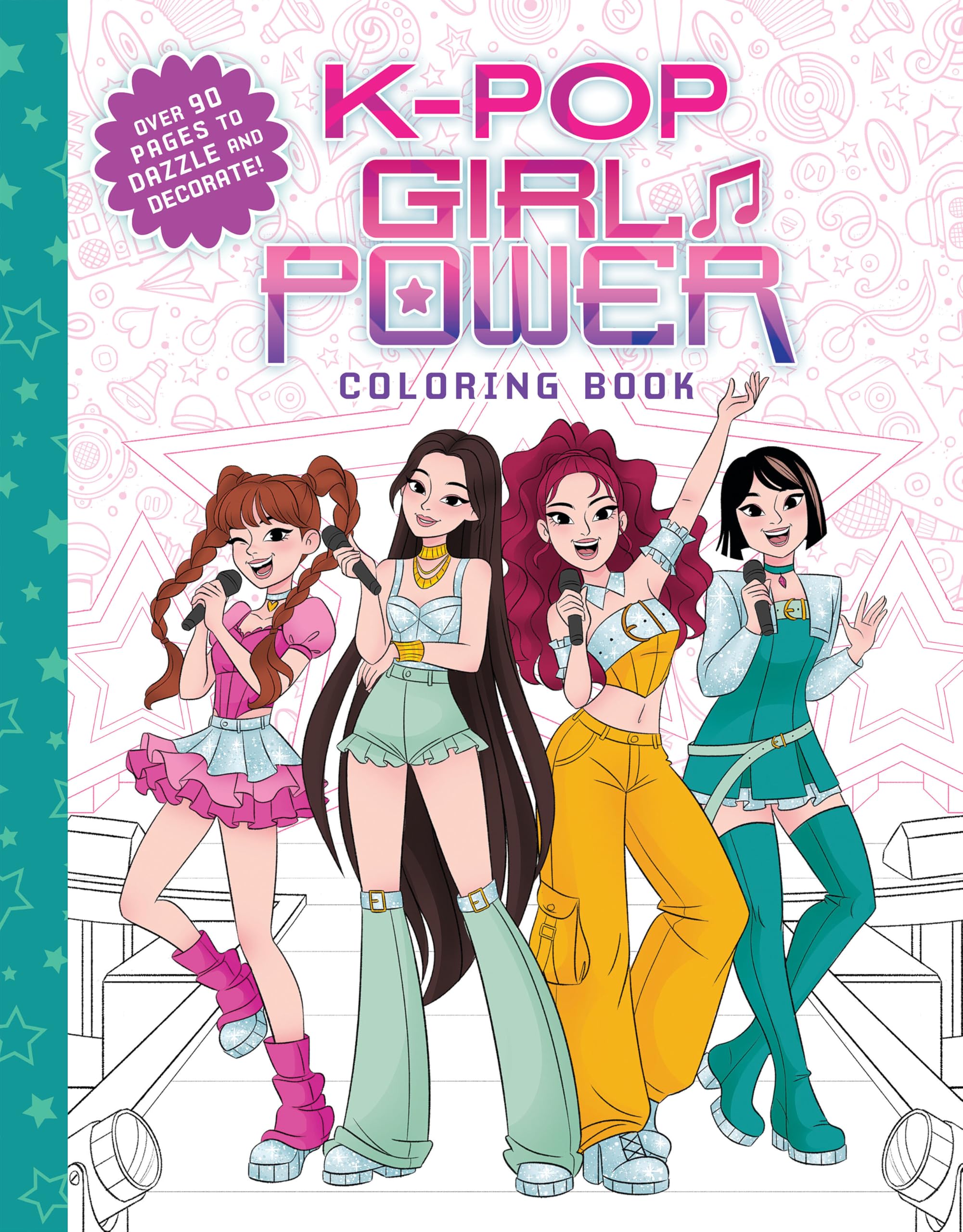 KPop Girl Power Coloring Book