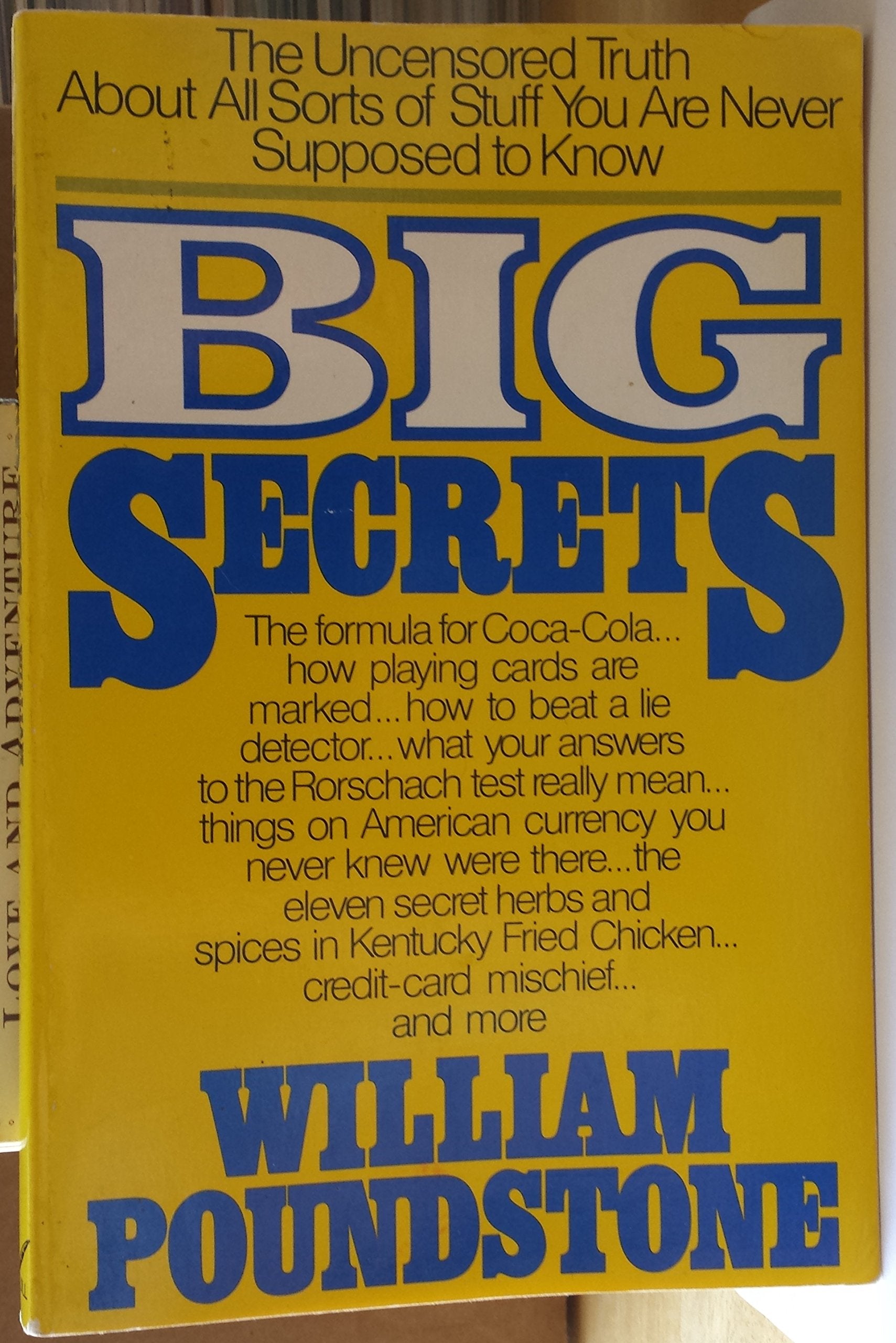 Big Secrets,Used