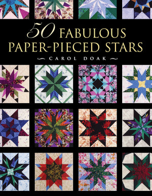 50 Fabulous PaperPieced Stars,Used