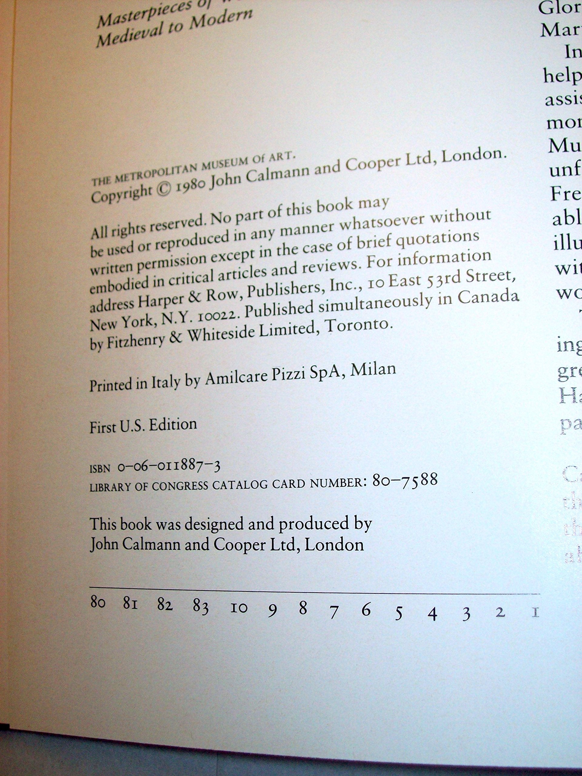 The Metropolitan Museum Of Art,Used