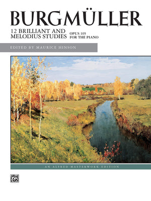 Burgmller  12 Brilliant Studies, Op. 105 (Alfred Masterwork Edition),Used