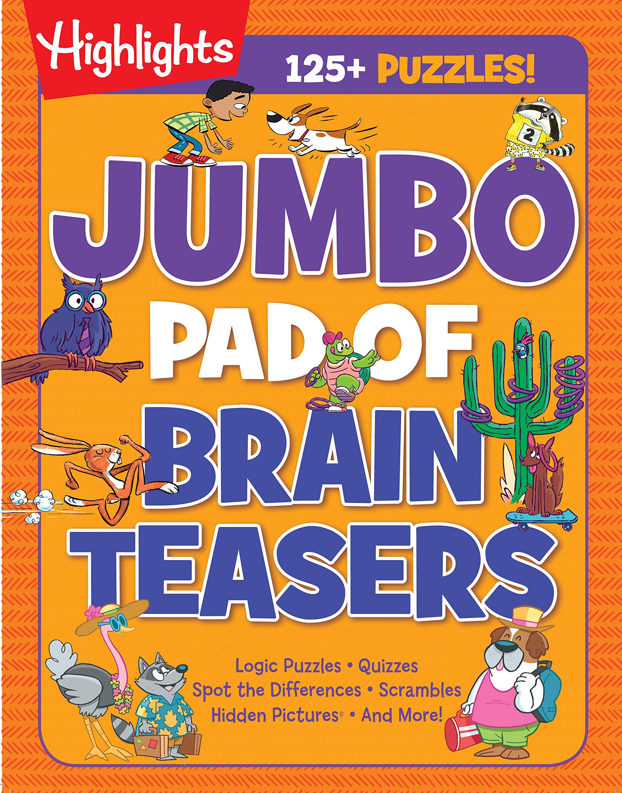 Jumbo Pad Of Brain Teasers (Highlights Jumbo Books & Pads)