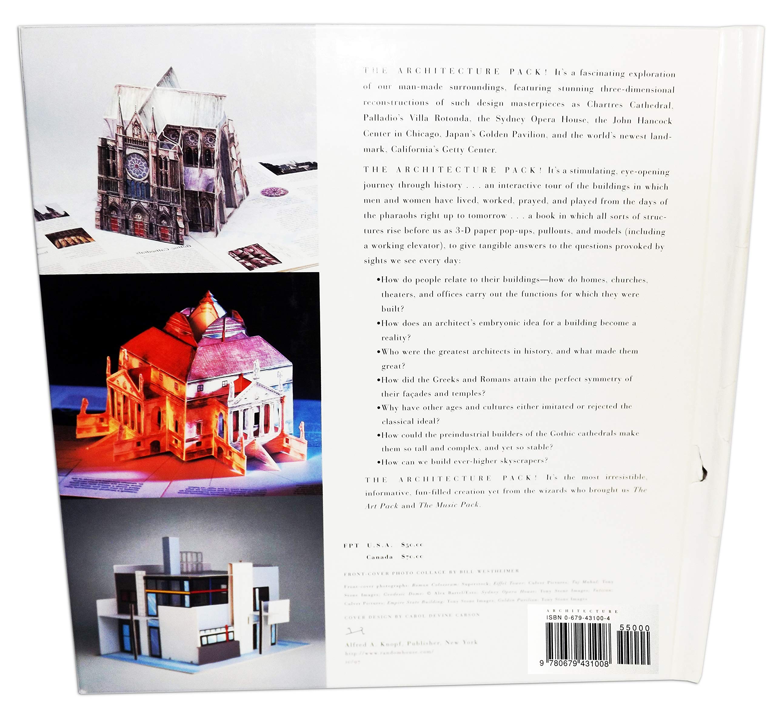 The Architecture Pack : A Unique, ThreeDimensional Tour of Architecture over the Centuries : What Architects Do, How They Do It,Used