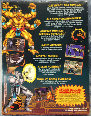 Gamepro's Official Mortal Kombat Strategy Guide,Used