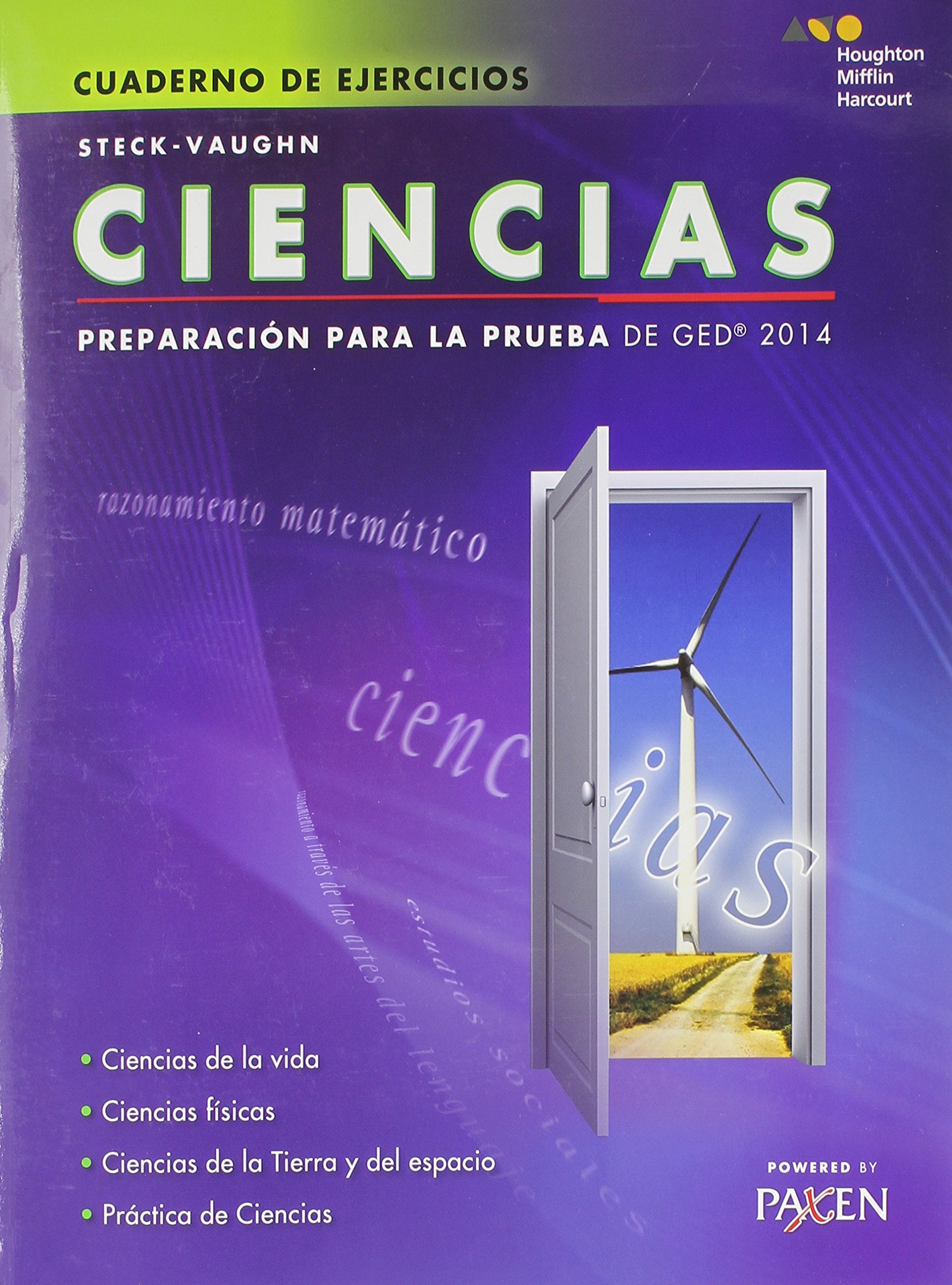 Steckvaughn Ciencias: Preparacion Para La Prueba De Ged 2014 (Spanish Edition)-new