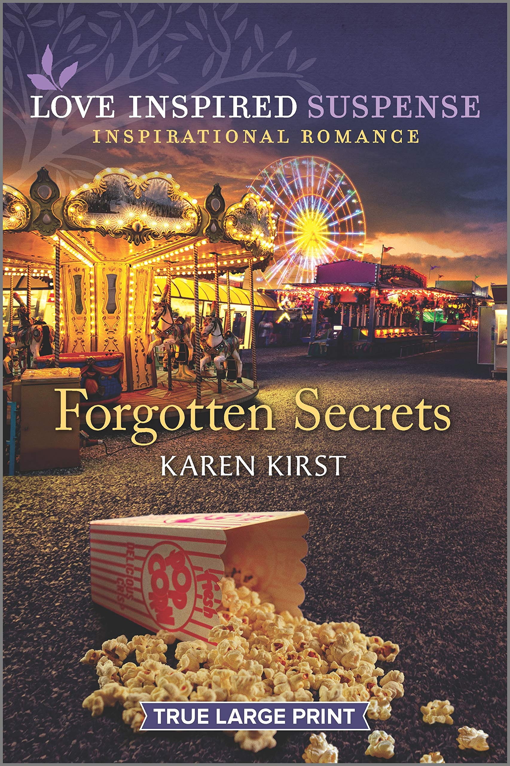 Forgotten Secrets (Love Inspired Suspense (Large Print)),Used
