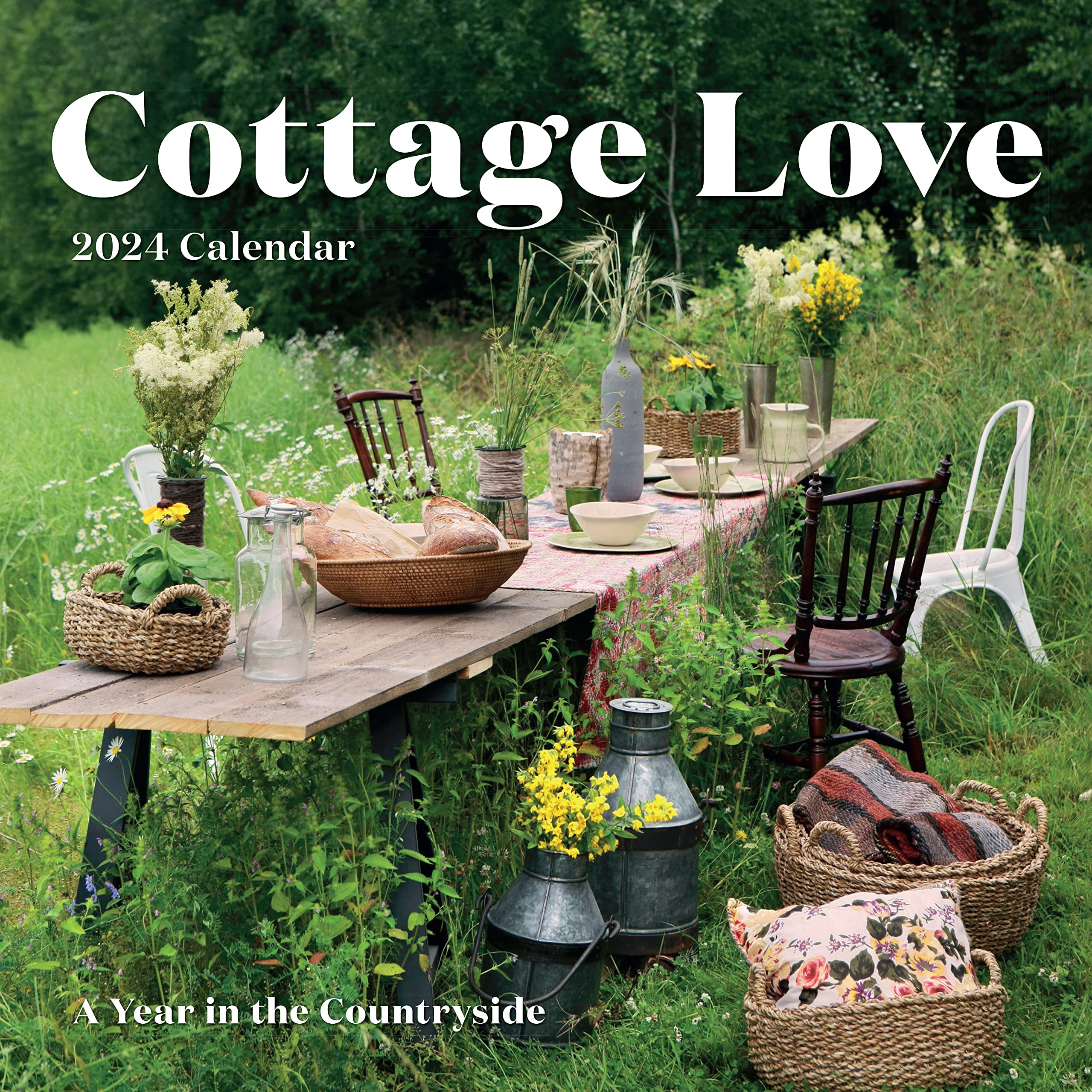 Cottage Love Wall Calendar 2024: A Year In The Countryside