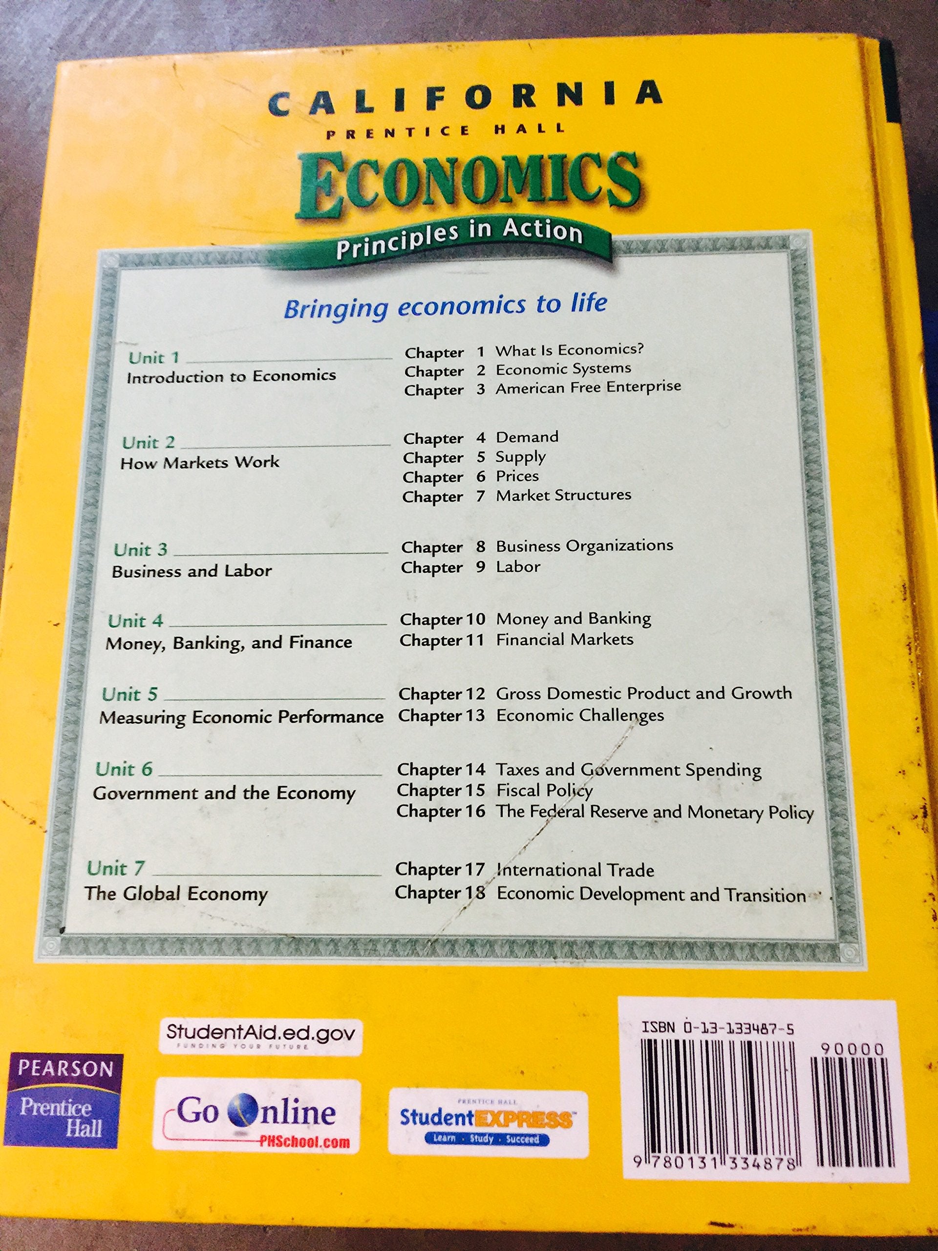 Economics: Principles in Action, California Edition,Used