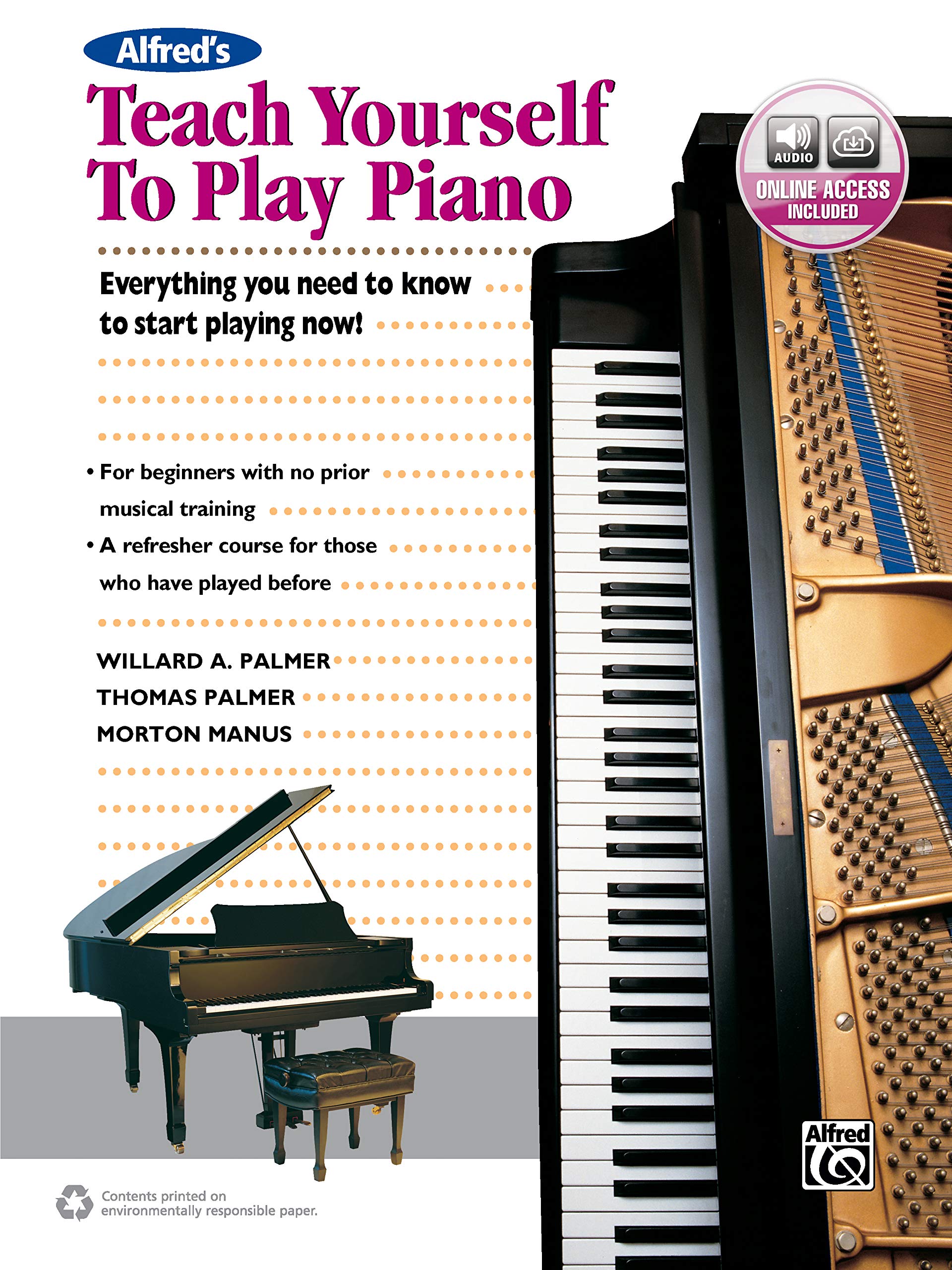 Alfred'S Teach Yourself To Play Piano: Everything You Need To Know To Start Playing Now!, Book & Online Audio (Teach Yourself Se,New
