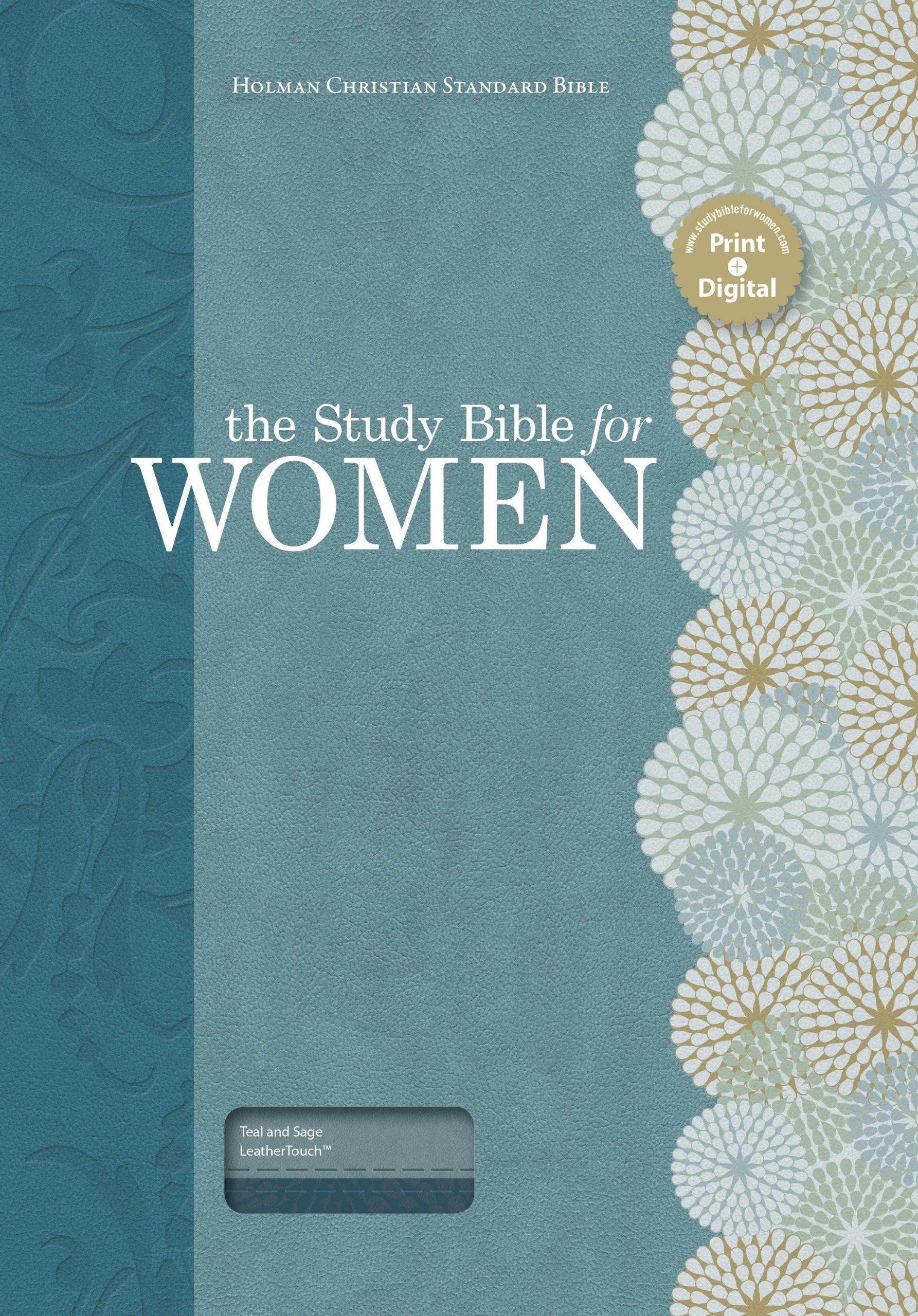 The Study Bible for Women, Teal/Sage LeatherTouch,Used