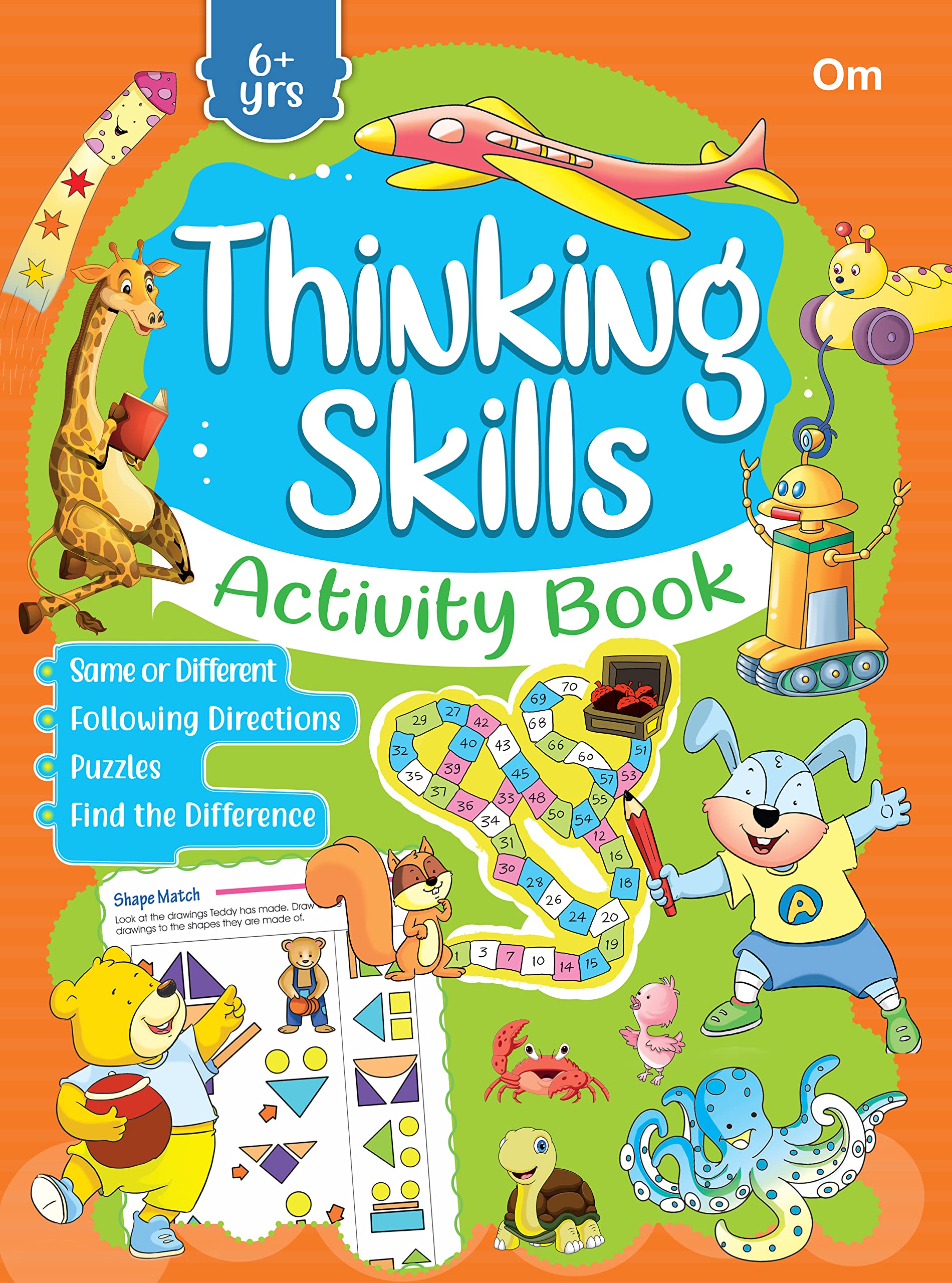 Thinking Skills Activity Book- Colourful Activities For Kids