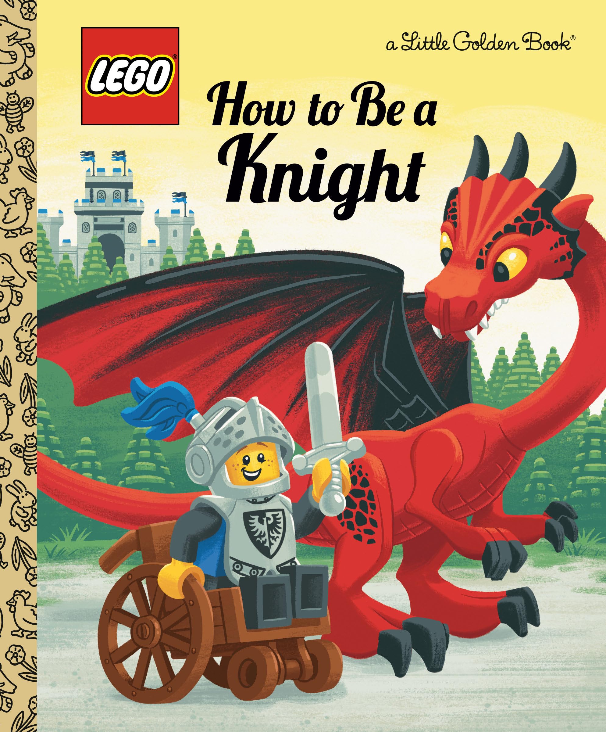 How To Be A Knight (Lego) (Little Golden Book),New