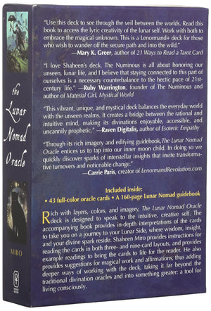 The Lunar Nomad Oracle: 43 Cards to Unlock Your Creativity and Awaken Your Intuition,Used