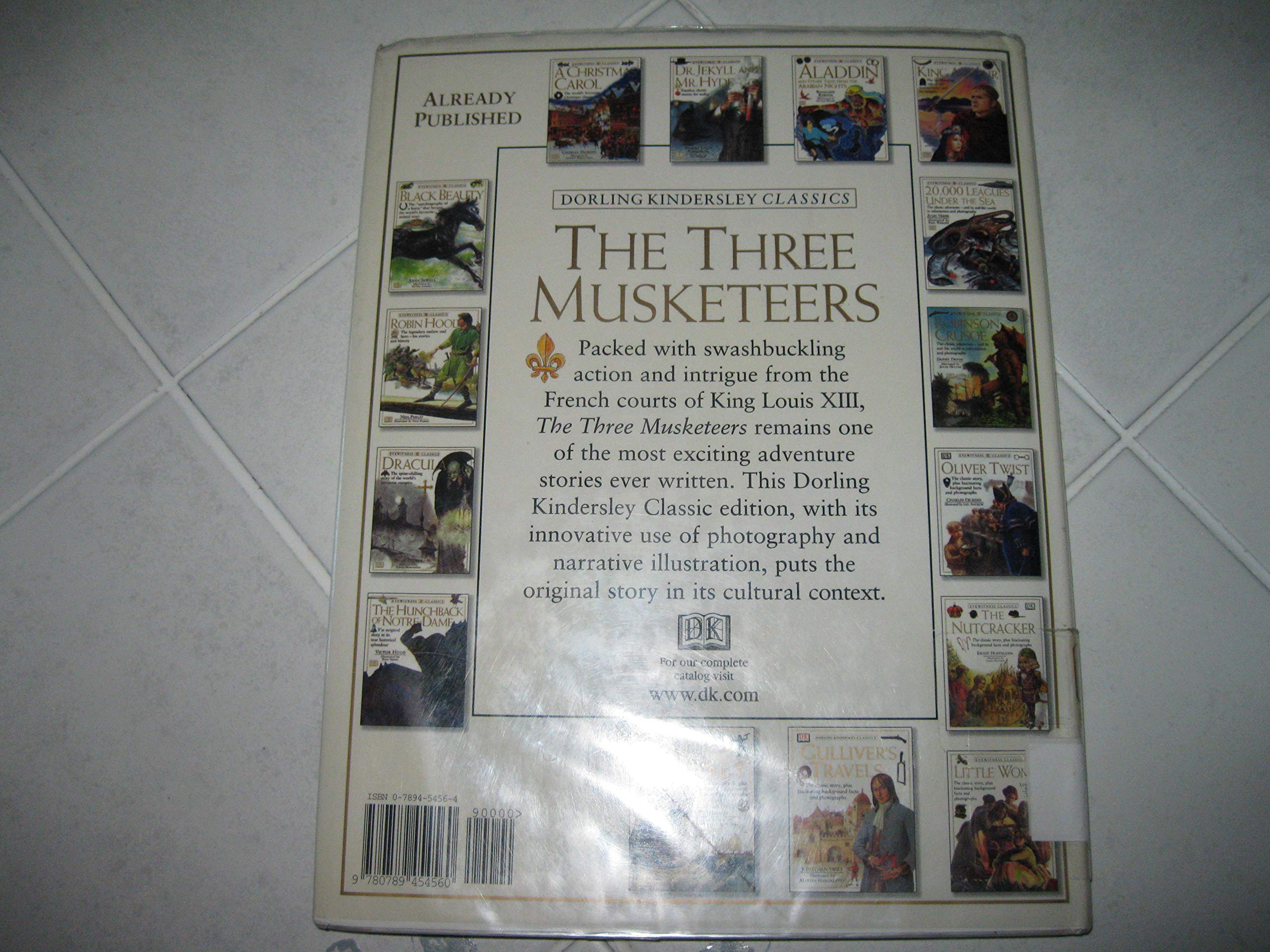 Dorling Kindersley Classics: The Three Musketeers,Used