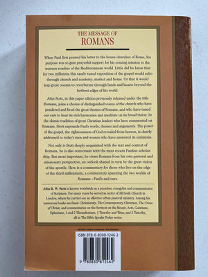 The Message of Romans: God's Good News for the World (The Bible Speaks Today Series),New