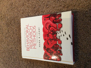 Introduction to Behavioral Research Methods (6th Edition),Used