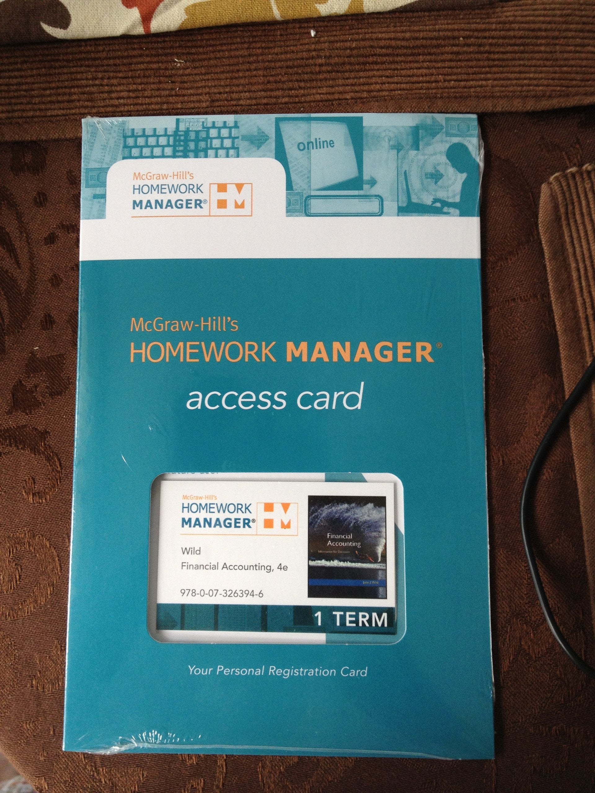 Homework Manager (Access Card) to accompany Wild, Financial Accounting,Used