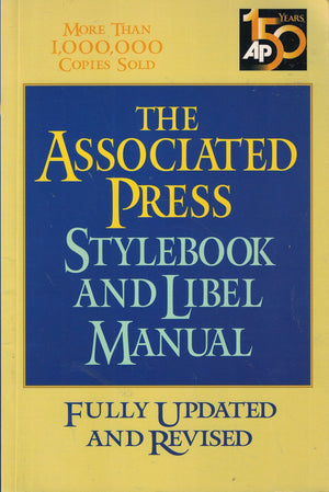 Associated Press Stylebook And Libel Manual,New