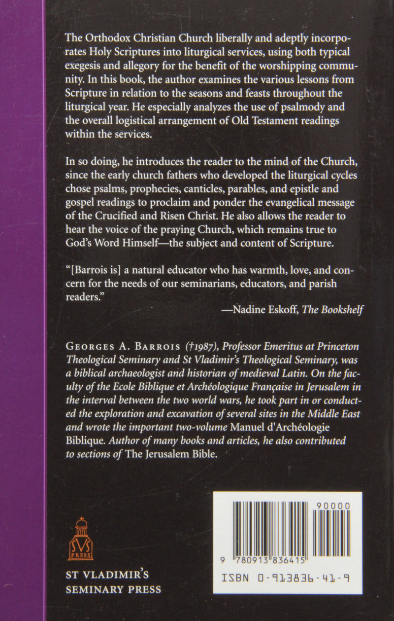 Scripture Readings in Orthodox Worship,Used