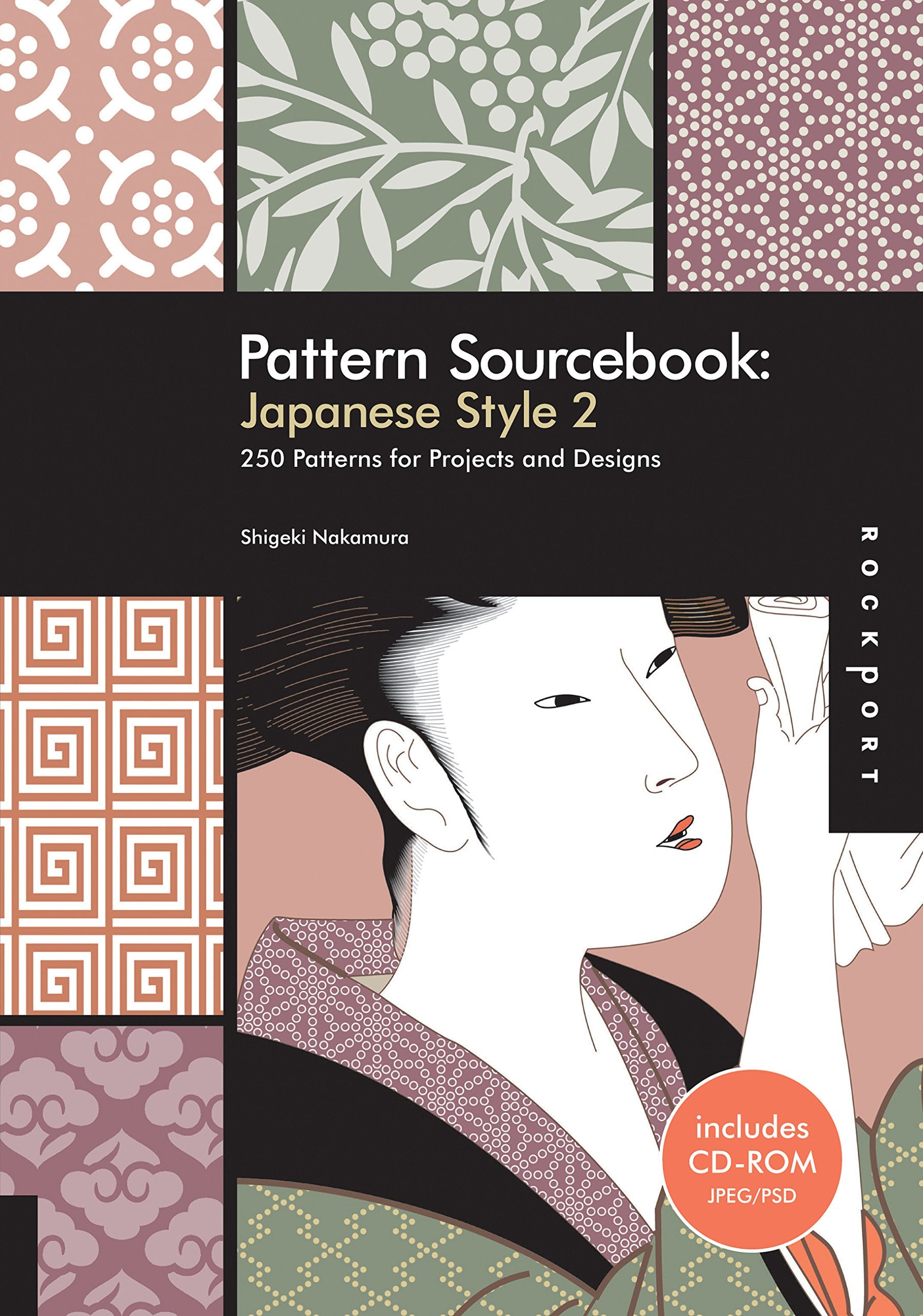 Pattern Sourcebook: Japanese Style 2: 250 Patterns For Projects And Designs