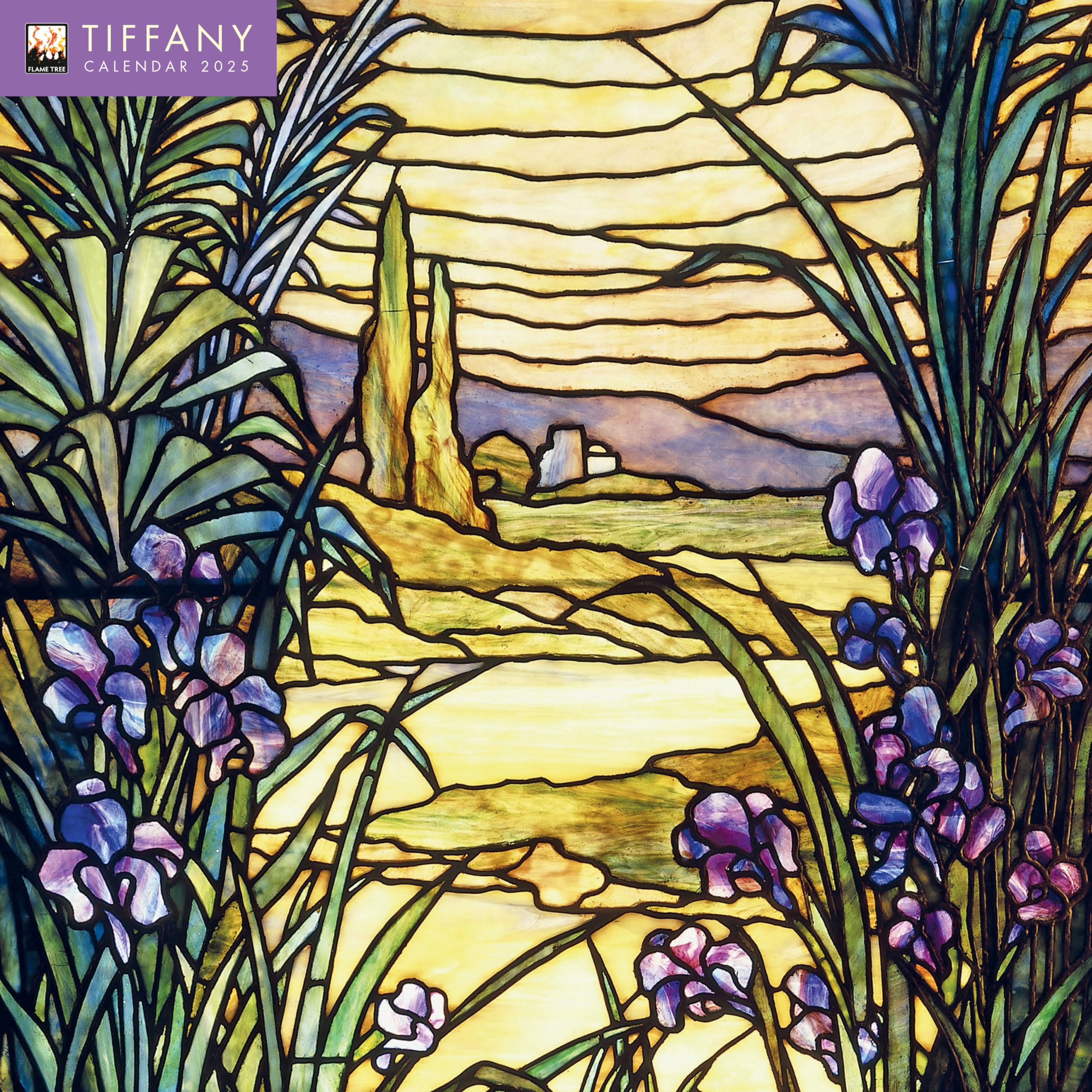 Tiffany Wall Calendar 2025 (Art Calendar),New