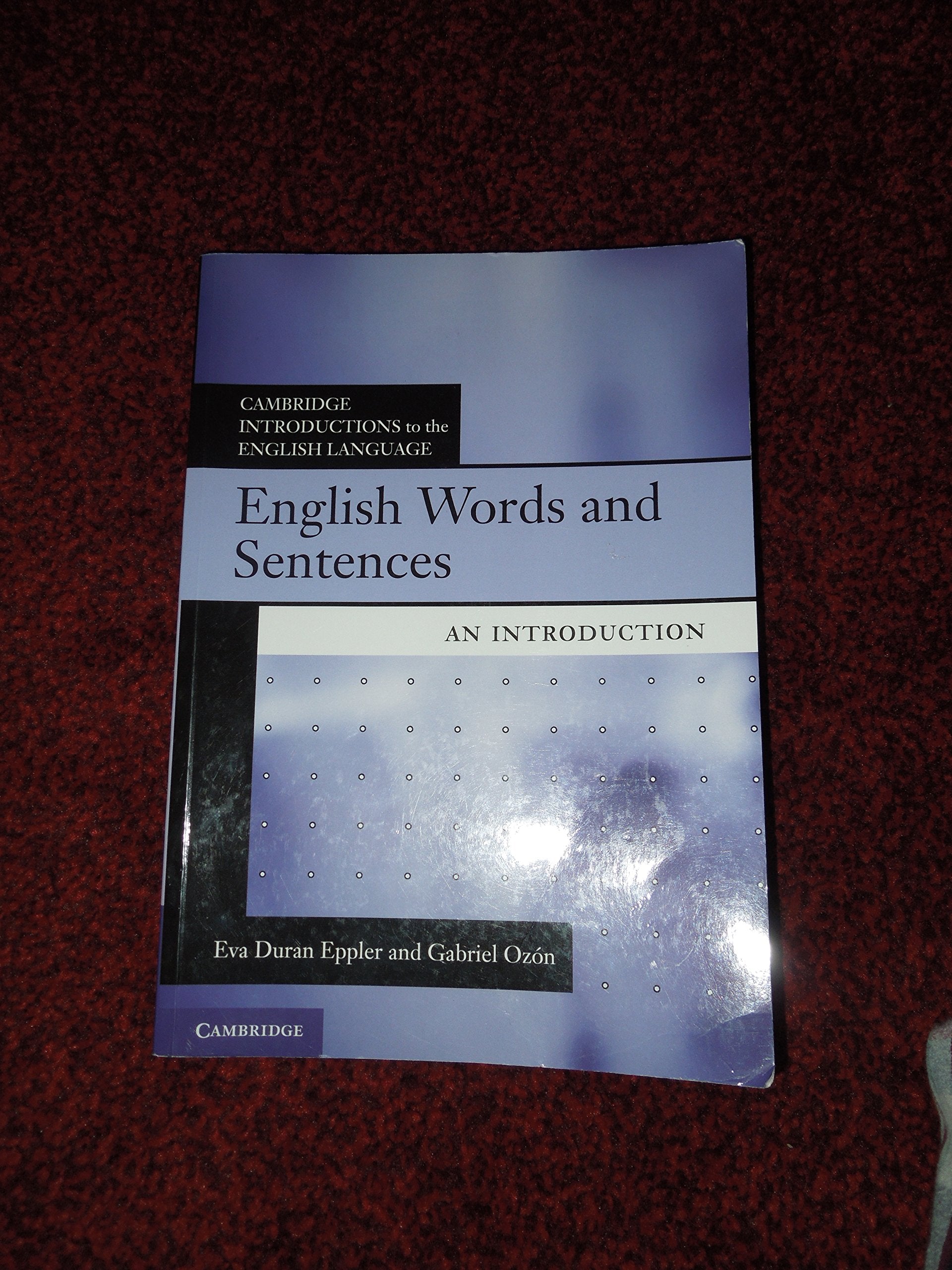 English Words and Sentences: An Introduction (Cambridge Introductions to the English Language),Used