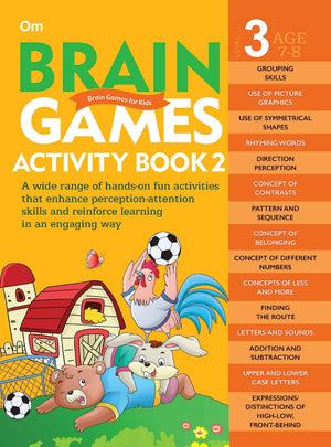 Activity Book: Brain Games For Kids - Brain Games Activity Book Level 3 - Book-2