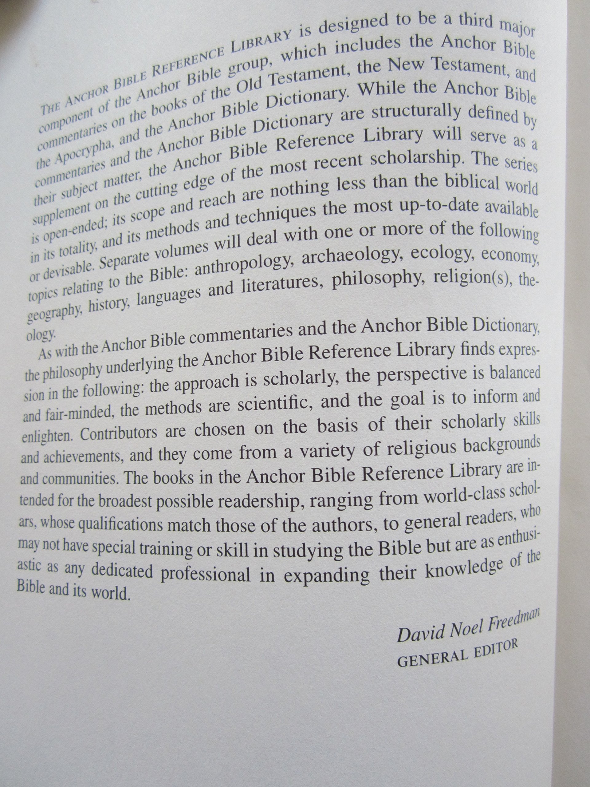 An Introduction to the New Testament (Anchor Bible Reference Library),Used