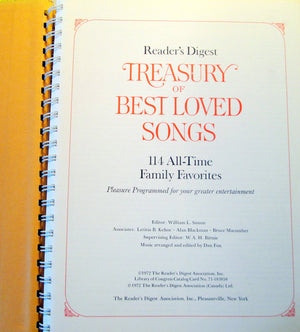 Reader's Digest Treasury of Best Loved Songs: 114 All Time Family Favorites,New