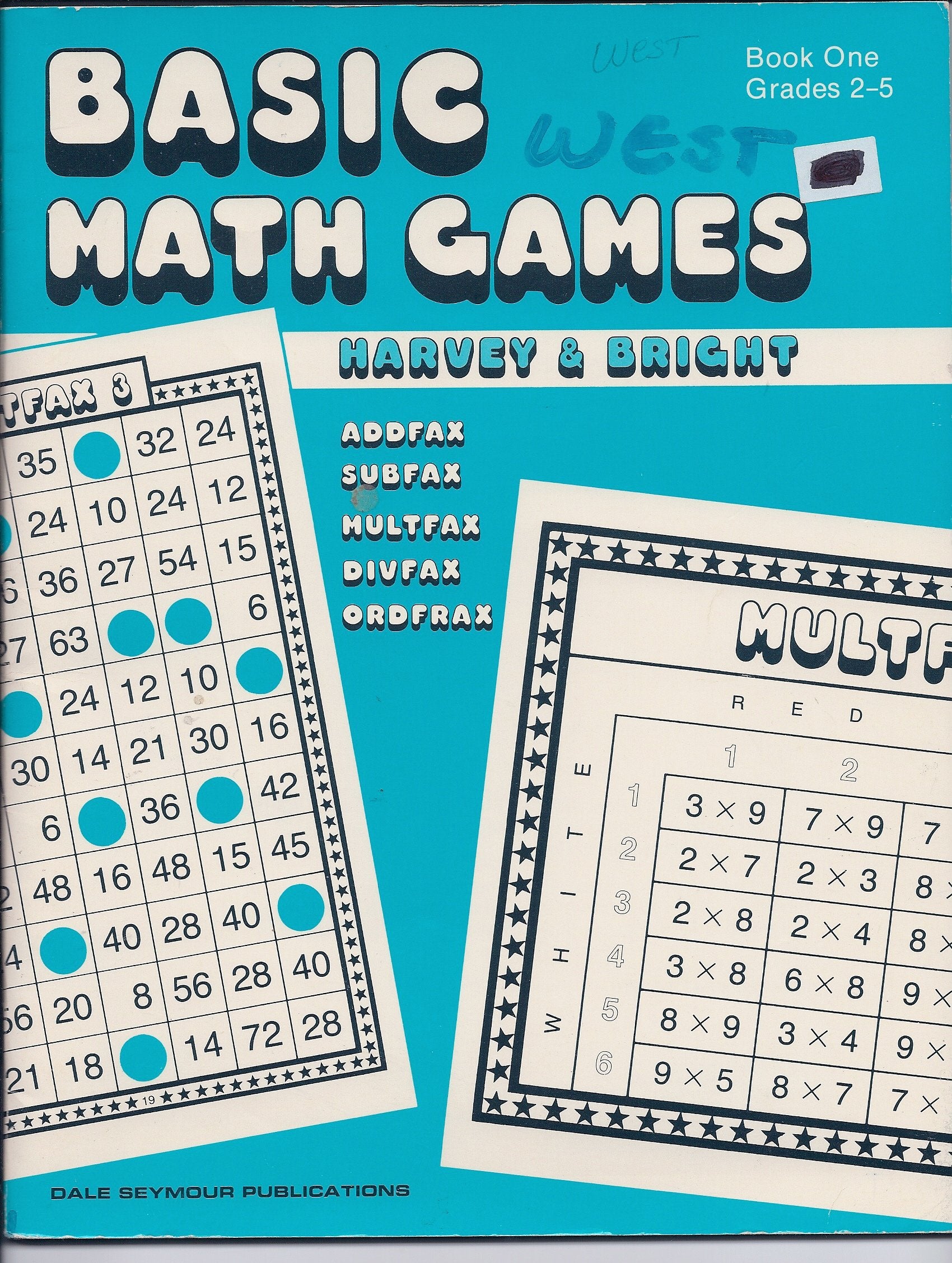 Basic Math Games: Book 1 Grades 25,Used