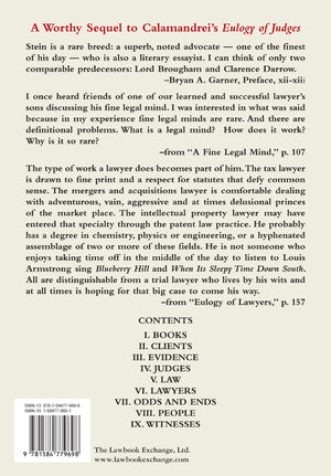Eulogy of Lawyers: Written by a Lawyer.,Used