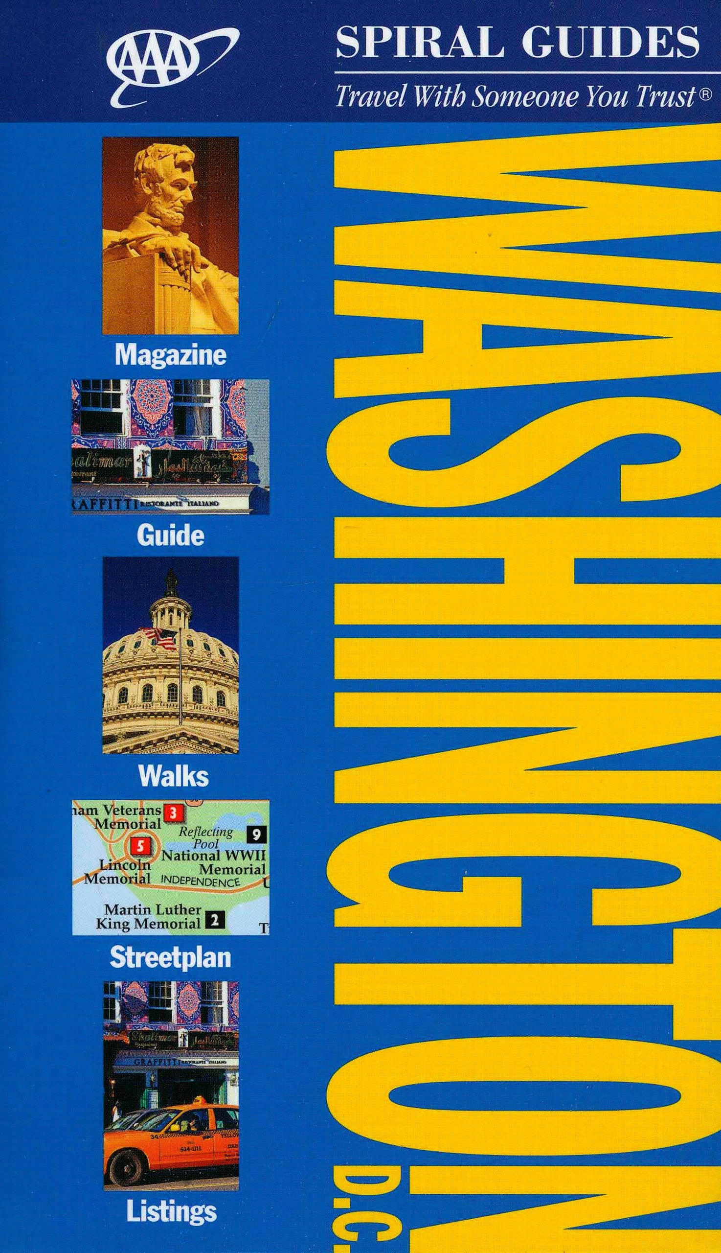 AAA Spiral Washington D.C. (AAA Spiral Guides Series),New