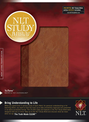 NLT Study Bible, TuTone,Used