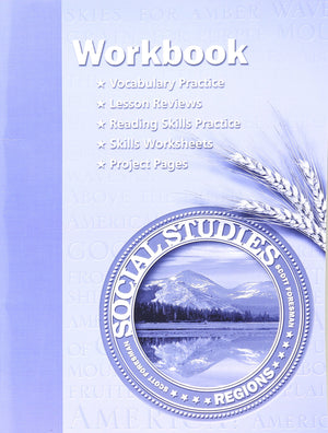 Social Studies: Regions, Level 4 Workbook,Used