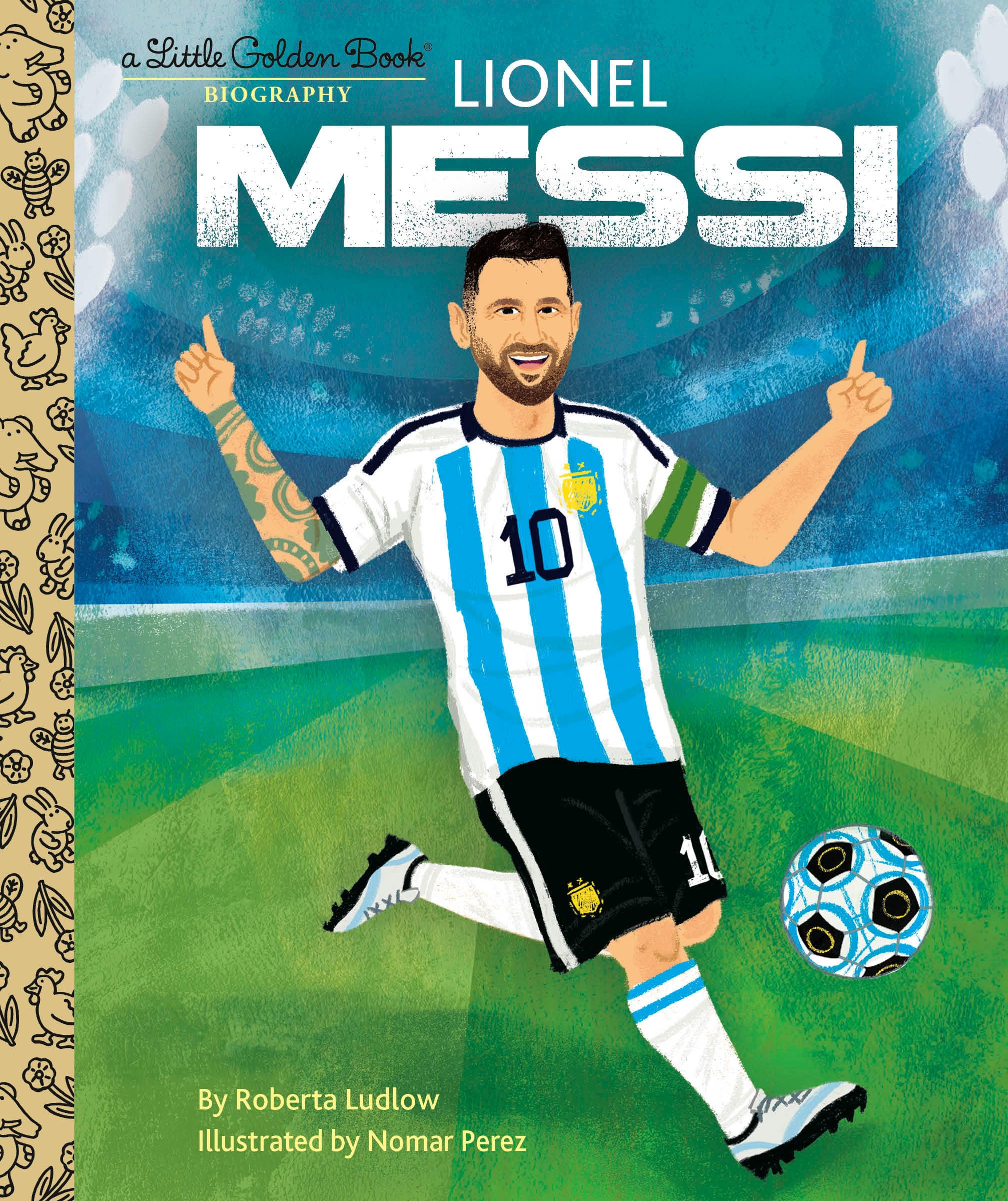 Lionel Messi A Little Golden Book Biography,Used