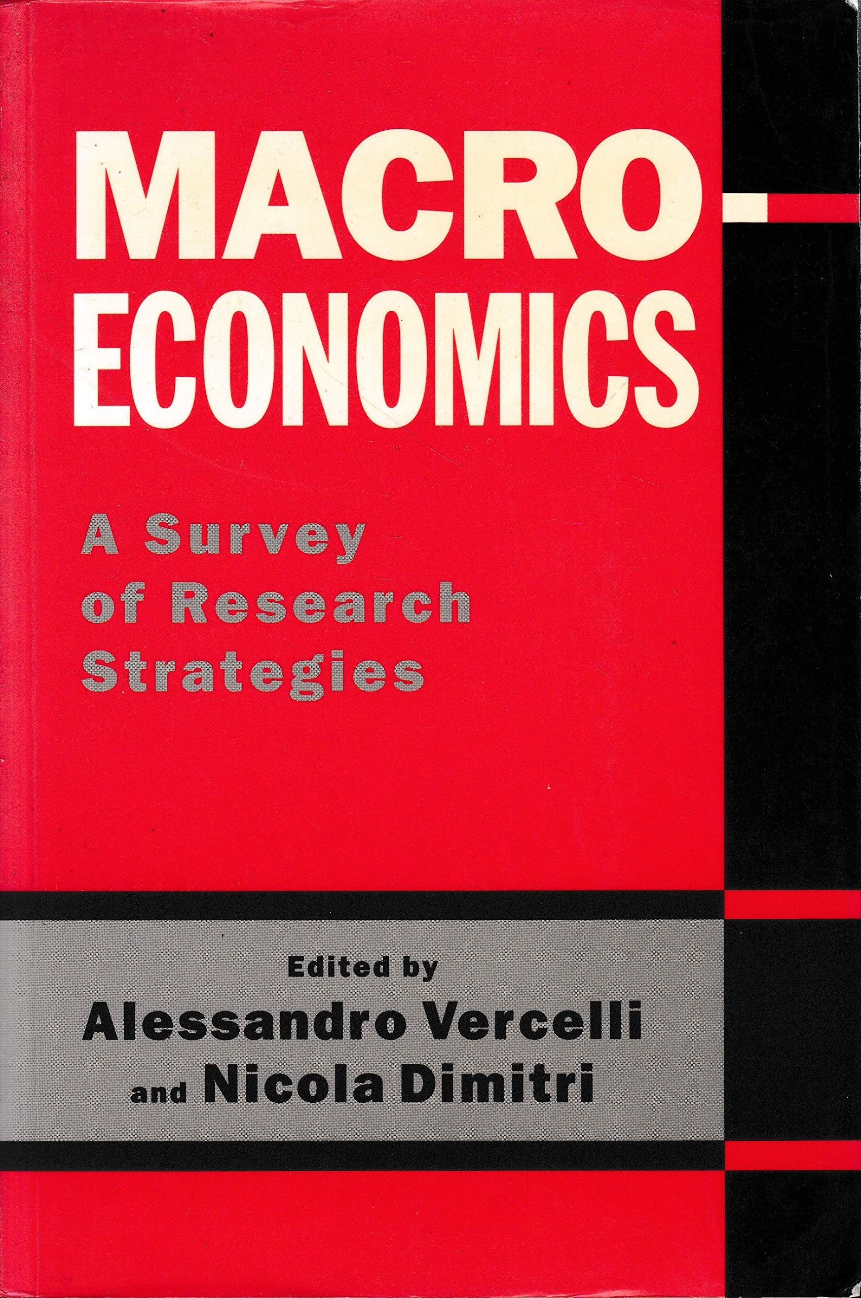 Macroeconomics: A Survey of Research Strategies,Used