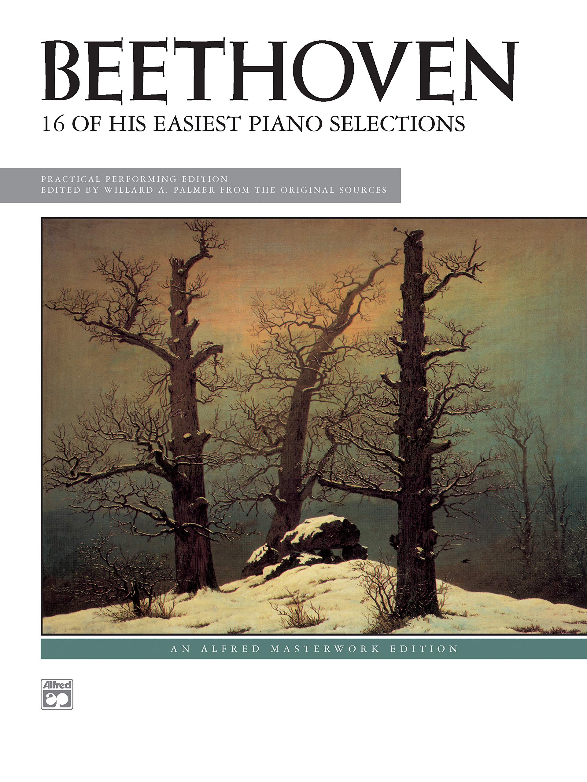 Beethoven  16 Easiest Selections (Alfred Masterwork Edition),Used