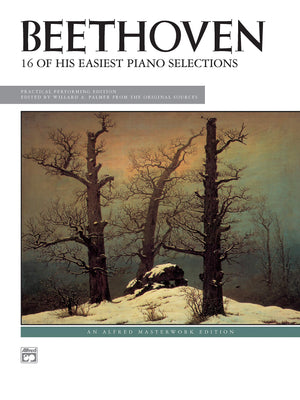 Beethoven  16 Easiest Selections (Alfred Masterwork Edition),Used