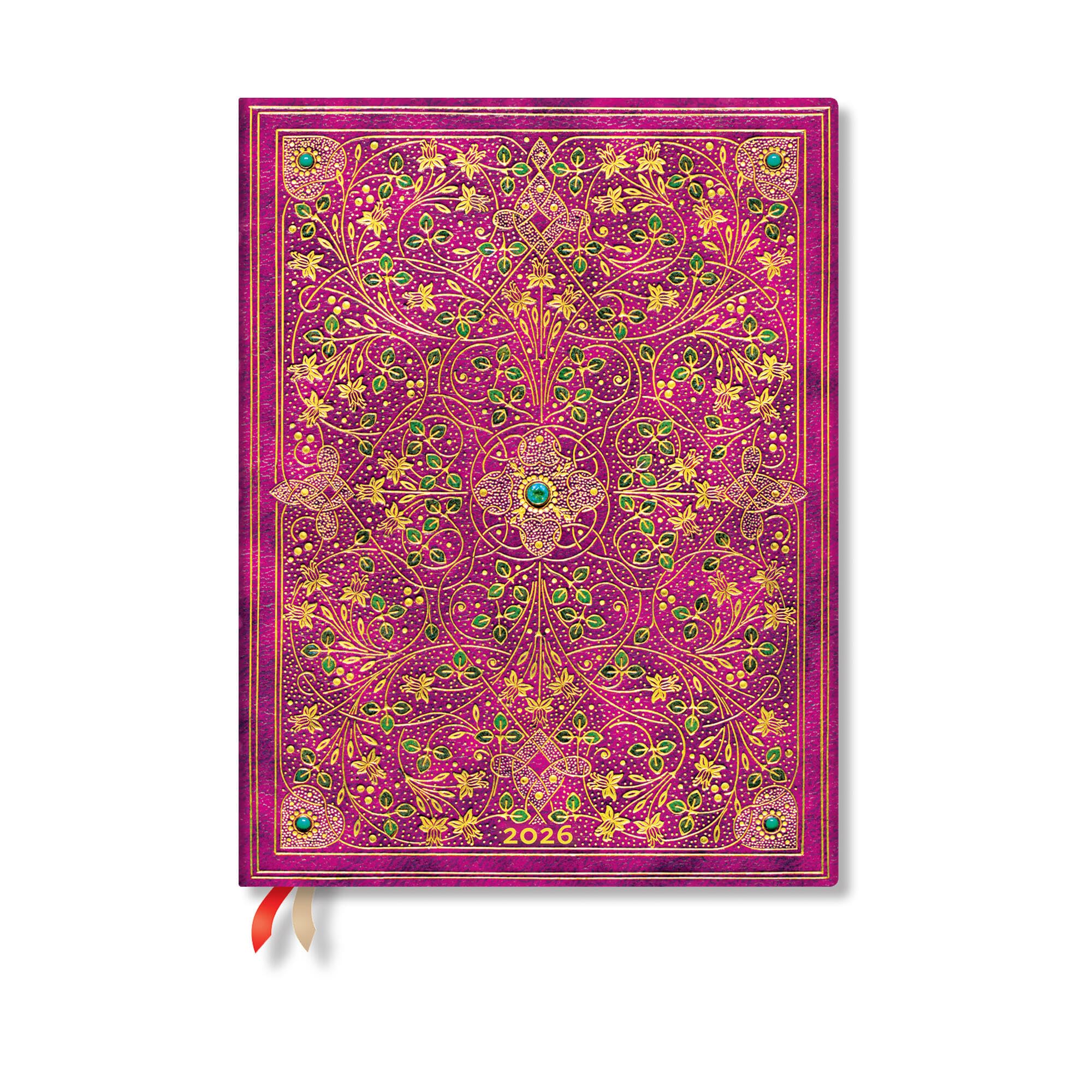 Paperblanks | 2026 Diamond Jubilee | Sangorski & Sutcliffe | 12Month Planner | Ultra | Horizontal | Elastic Band | 160 Pg | 100